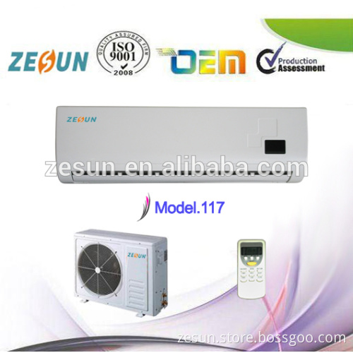 DC inverter split wall mounted air conditioner for Europe with CE, High eer Class A,9000btu=1ph=0.75ton